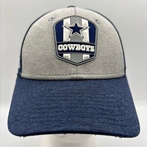 Dallas Cowboys NFL New Era 9Forty Heather Gray/Blue Youth Adjustable Hat OSFM